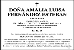 Amalia Luisa Fernández